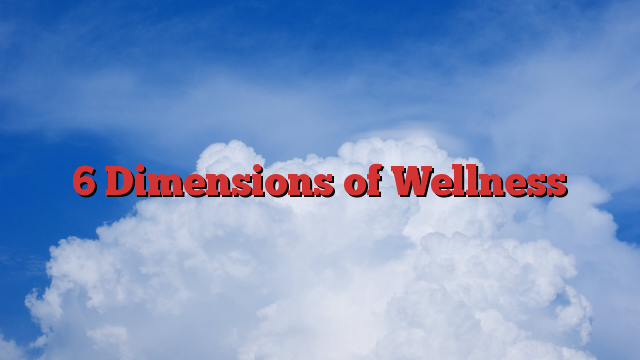 6 Dimensions of Wellness